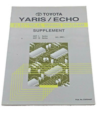 Toyota Yaris Echo NCP10 SCP10 Electrical Wiring Diagram Supplement Januar 2001