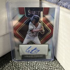 2022 Panini Select GERALDO PERDOMO Holo Signatures Autograph Card #S-GP #d 86/99