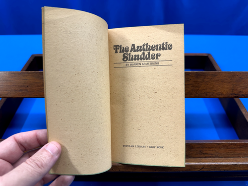 The Authentic Shudder - Warren Armstrong, 1967, Vintage Taschenbuch - Bild 4 von 5