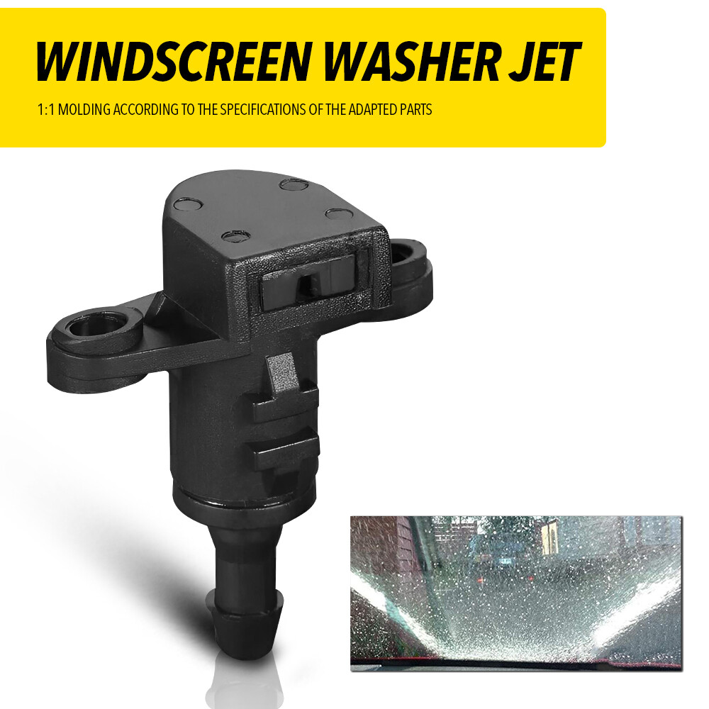 1xFront Windshield Washer Wiper Water Spray Nozzle Jet Fit For Hyundai