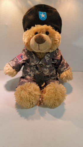 Build-A-Bear Stuffed Army Military Special Forces Camo Uniform Plush - Picture 1 of 12