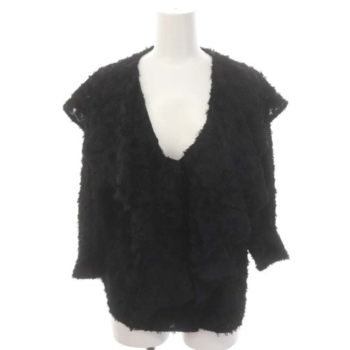 Unclave 22SS Cut Jacquard Blouse Shirt F Black Used 860a803c967fca5797e83f32101e