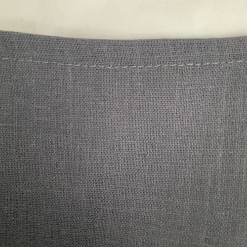 NEW 100% LINEN HANDMADE DINNER/ LUNCH CLOTH NAPKINS SET of 4 RUSTIC GREY COLOR - Picture 7 of 10