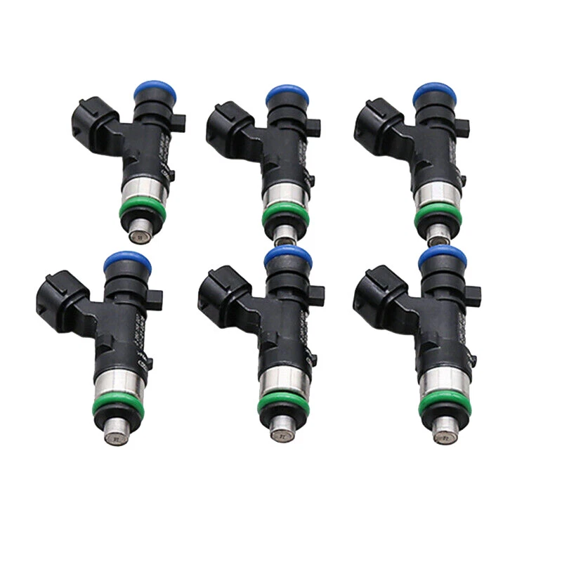 6x Inyectores de combustible nuevos para Nissan Titan 2004-2015 5,6 L V8 #0280158007 166007S000 Foto 3 de 4