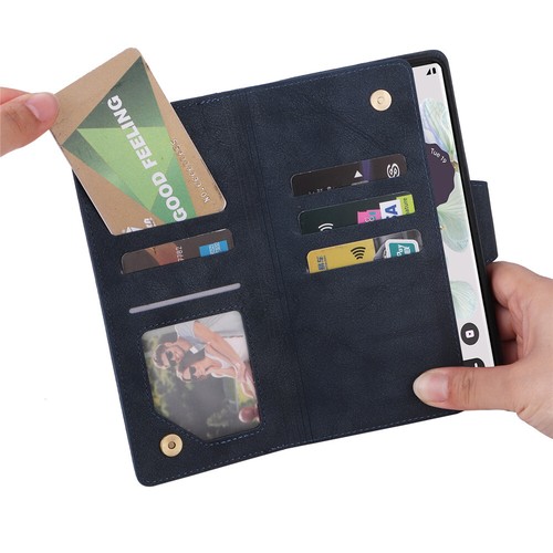 Zip Wallet Case Flip Leather Cover For Google Pixel 9A 8A 7A 7 8 9 Pro 6A 5XL 4A - Picture 32 of 76