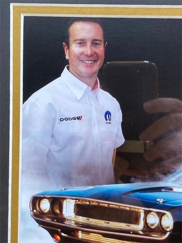 Kurt Busch Signed 11x14" Dodge Challenger Photo - Picture 3 of 7