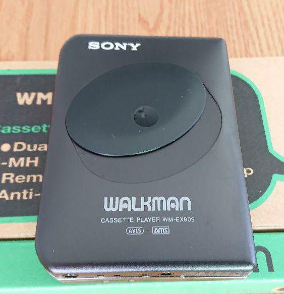 SONY Cassette WALKMAN WM-EX909 Black 1990s Vintage