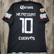 2019 Adidas Club De Cuervos Away Jersey Chava Iglesias Men XL Mexico Liga MX