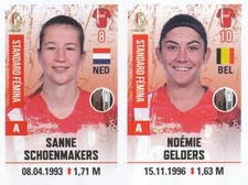 553 SHOEMAKERS / NOEMIE GELDERS # STANDARD FEMINA STICKER PRO LEAGUE 2021