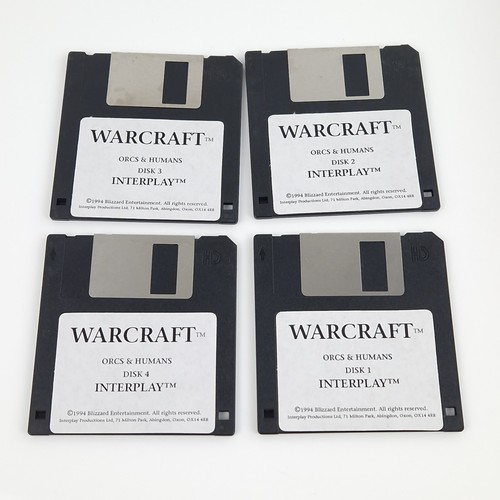 Gioco PC: Warcraft Orcs & Humans - computer CD-ROM confezione originale Big BOX DOS 3.5 - Foto 9 di 15