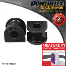 Powerflex Black F.Arbmnt Buchsen 16mm Für Ford Fiesta3 Rsturbo 89-96