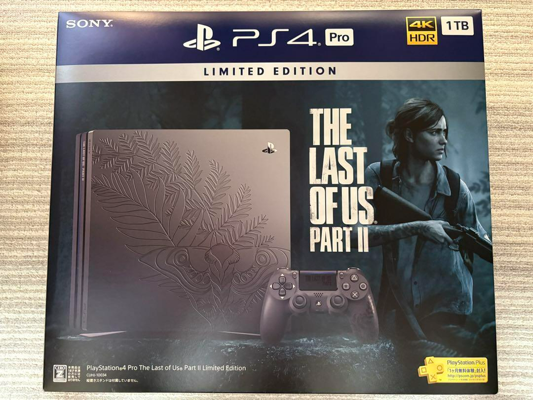 未使用 PS4 Pro The Last of Us Part2 Limited Sony Playstation 4 The Last of Us Part II 2 PS4 Pro Limited