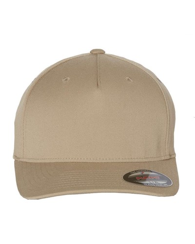 Flexfit Five Panel Cap with Printed Patch Featuring YOUR LOGO, DESIGN, or TEXT - Picture 7 of 9