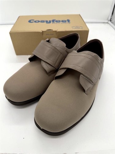 Cosyfeet Mens Shoe Ken Wide Fit 3H Width Loam UK Size 11 Extra Roomy