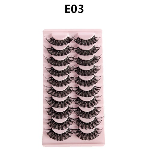 10Pair Reusable Self-Adhesive Eyelashes Waterproof Multiple Reversible Glue-Free - Picture 40 of 59