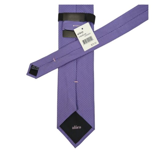 ALARA Mens Silk Tie 3.15 Micro Woven Classic Designer Dress Fashion Necktie $80 - Picture 15 of 37