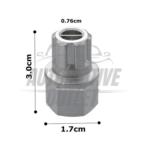 Cierre Tuerca de Rueda Seguridad Llave 58/13PT Spline Resortes para Audi Seat - Imagen 2 de 6