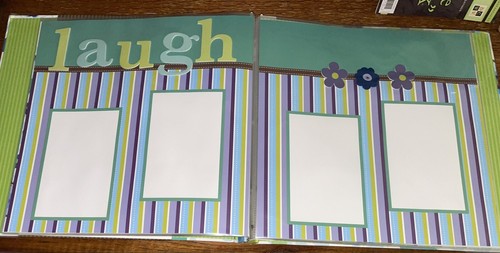 New Tapestry CR Gibson Complete Scrapbook Album 12x12 Any Theme Floral Flowers - Picture 11 of 18