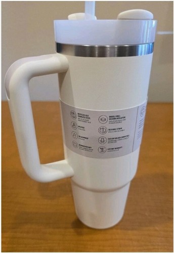 Stanley Quencher H2.0 FlowState 30oz Tumbler - Cream - Picture 2 of 5