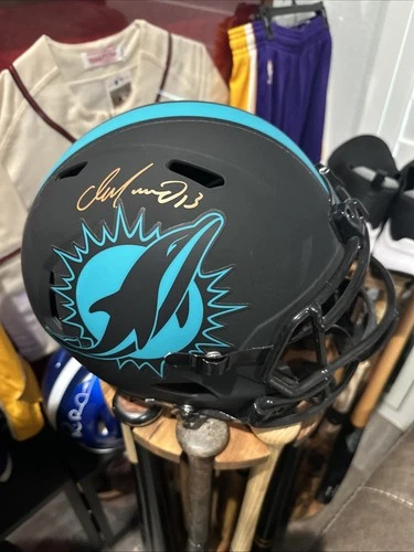 Dan Marino Miami Dolphins Signed Speed Rep Full size Helmet, NFL, Fanatics COA