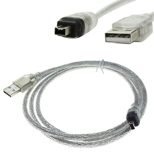 Wtyczka USB do Firewire IEEE 1394 4-pinowa wtyczka ILink Adapter Przewód Firewire 1394 Ca-OY - Zdjęcie 2 z 6