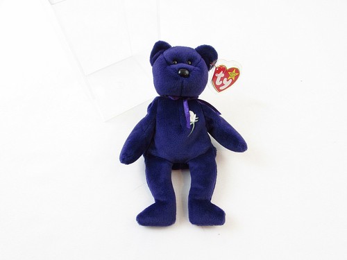 Beanie Babies Princess Bear 1997 w/Case - Picture 1 of 8