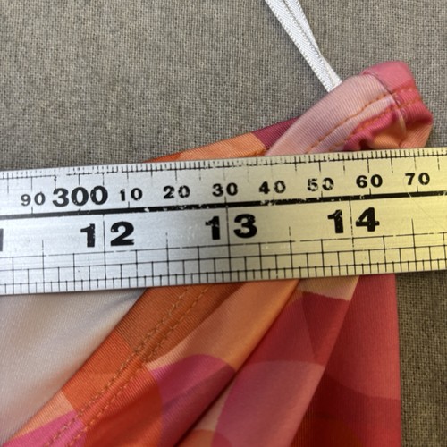 Princess Polly Twiggy Mini Dress Size 14 Pink Multi Slim Strapless Ruched Side - Bild 17 von 19