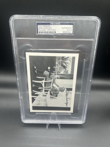 HOF GOLF LEGEND GENE SARAZEN SIGNED AUTOGRAPHED 4X6 SMALL PHOTO JSA CERTIFIED - Picture 7 of 7
