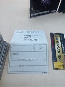 Zero Divide ZERODIVIDE the Final Conflict Sega Saturn SS Very Good Condition!