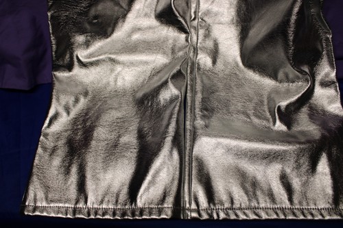 No Boundaries Damen hohe Leibhöhe Metallic Silber Cargohose Größe XXS 24" x 29" - Bild 7 von 14