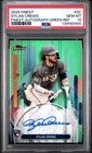 2025 TOPPS FINEST AUTO GREEN REFRACTOR #DC DYLAN CREWS ROOKIE RC 75/75 PSA 10
