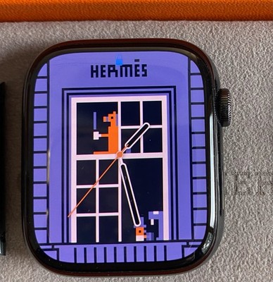 Apple Watch Series 8 HERMÈS 45mm GPS Cellular. w/2 BNIB Hermes Bands!!