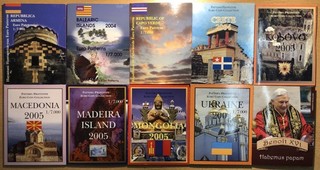 9 coffrets d'essais euros fantaisie