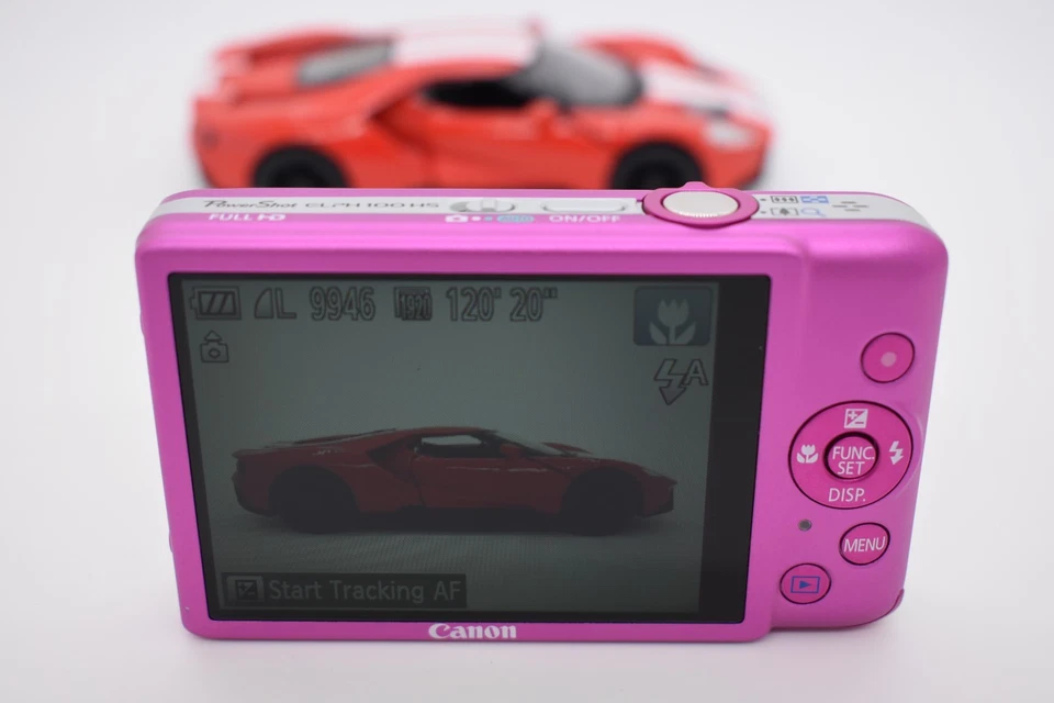 Cámara digital Canon PowerShot ELPH 100 HS rosa paquete de 12,1 MP - TOTALMENTE PROBADA ✅ Foto 4 de 4