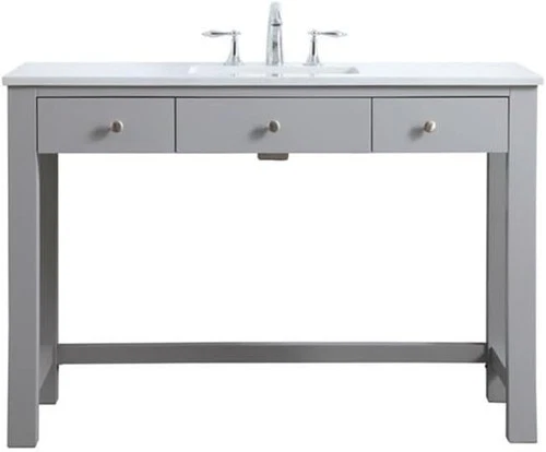Elegant Kitchen and Bath - VF14848GR - 48 Inch ADA Compliant Bath Vanity In Grey - Picture 3 of 9