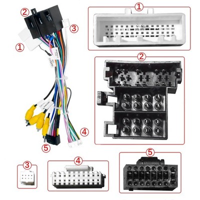 16 PIN Android Radio Netzkabel Adapter mit Canbus Box für Changan Eado CS35 2019