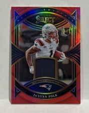 2024 Panini Select - Rookie Swatches Ja'Lynn Polk  #RS-JPK Red Prizm RC MINT!
