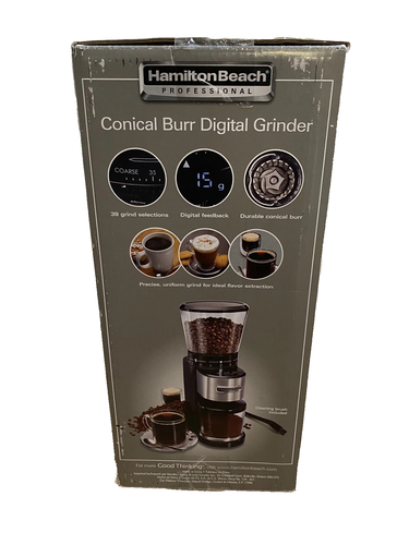 Hamilton Beach Professional Conical Burr Digital Grinder , NEW - Picture 9 of 9