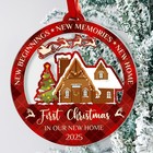 New Home Ornament 2025 – Acrylic Housewarming Christmas Tree Decoration Keep...