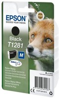 Epson Tintenpatrone Schwarz/Black T1281 Tinte, Fuchs, C13T12814012, Neu & Ovp