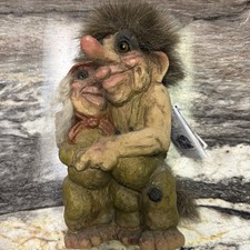 NyForm NORDIC TROLL Happy Couple 126 Made in Norway Husband & Wife Couple 10”