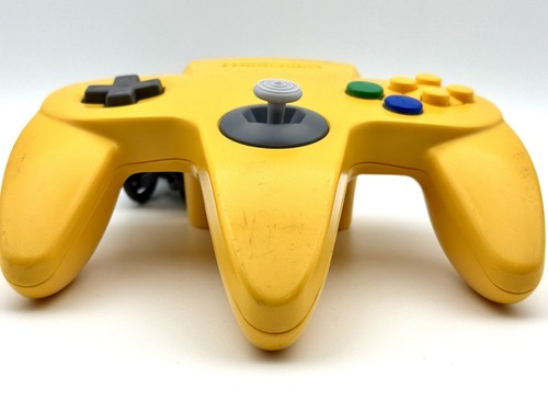 Nintendo 64 N64 Controller Yellow Authentic Original OEM Controller - Picture 5 of 9
