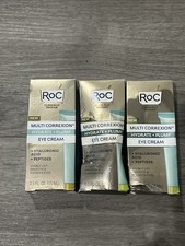 3 RoC Multi Correxion Hydrate and Plump Eye Cream with Hyaluronic Acid 0.5oz