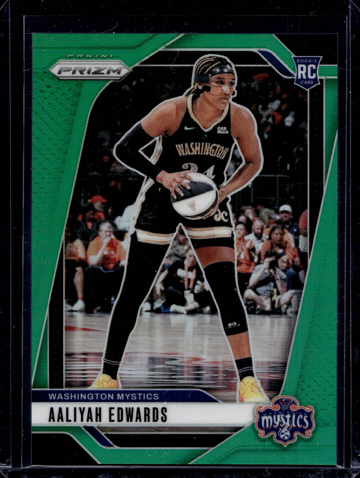 2024 Panini Prizm WNBA Aaliyah Edwards #70 RC Rookie Green Prizm