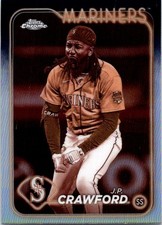 2024 Topps Chrome #14 J.P. Crawford Sepia Refractors