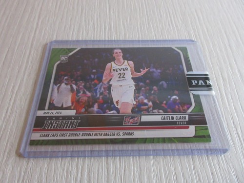 2024-25 Panini Instant WNBA Caitlin Clark RC Rookie Card Jungle Prizm SP 13/25 - Picture 3 of 4