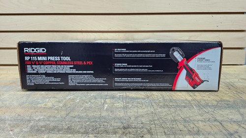 Neu Ridgid 72553 12V RP 115 Mini Presswerkzeug für 1/2 Zoll bis 3/4 Zoll Rohr - Bild 3 von 8