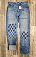 398 Levi's 501 1980s Selvedge Big E Straight Leg Denim Jeans Japan Mens 31 x 32