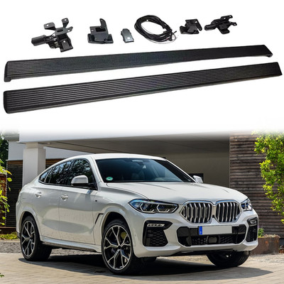 2PCS Electric Side Step Deployable Running Boards Fits For BMW X6 G06 2020-2026