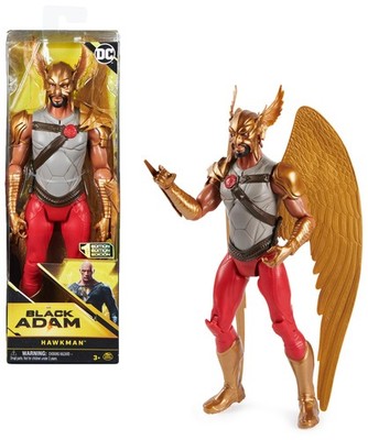 DC Comics Black Adam 30cm Hawkman-Actionfigur mit Flügeln zum Kinofilm